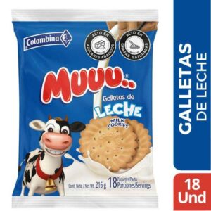Galletas Muu de Leche Colombina 216 g (18 Porciones)